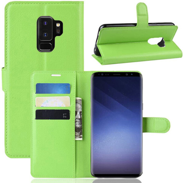 

Чехол-книжка Litchie Wallet для Samsung G965 Galaxy S9 Plus Green