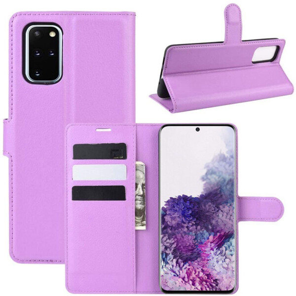 

Чехол-книжка Litchie Wallet для Samsung G985 Galaxy S20 Plus Violet