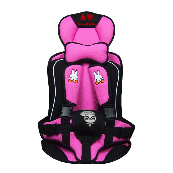 

Автокресло детское бескаркасное Ann Baby розовое