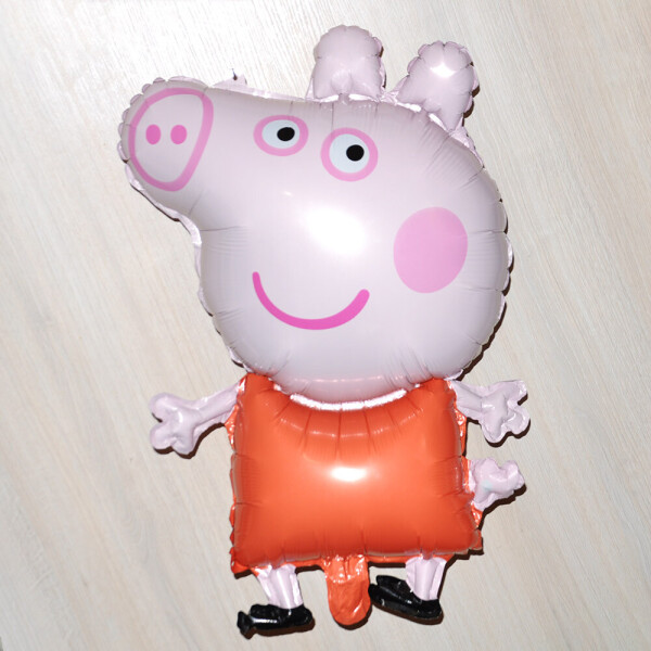 

Фольгированный воздушный шар Свинка Пеппа Peppa Pig красный