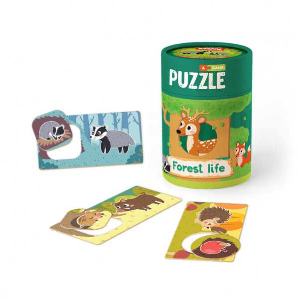 

Пазл и игра Mon Puzzle Зоология для Малышей. Жизнь в лесу 200108