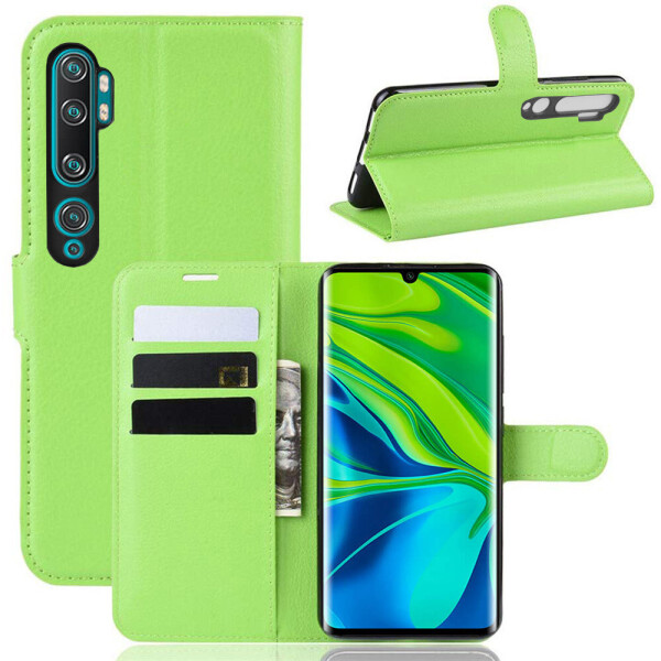 Акція на Чехол-книжка Litchie Wallet для Xiaomi Mi Note 10 / Mi Note 10 Pro / CC9 Pro Green від Allo UA