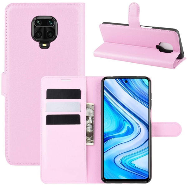 

Чехол-книжка Litchie Wallet для Xiaomi Redmi Note 9s / Note 9 Pro / Note 9 Pro Max Pink