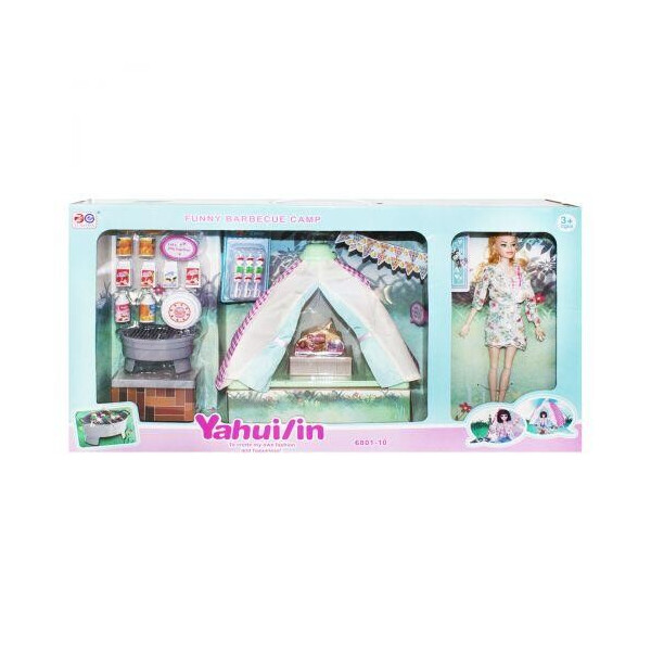 

Игровой набор с куклой и палаткой ''Кемпинг'' 6801-10