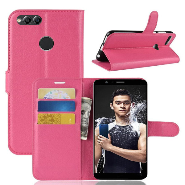 

Чехол-книжка Litchie Wallet для Honor 7X Rose