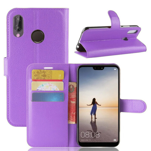 

Чехол-книжка Litchie Wallet для Huawei P20 Lite Violet