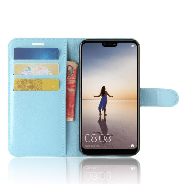 

Чехол-книжка Litchie Wallet для Huawei P20 Lite Голубой