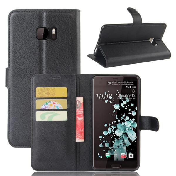 

Чехол-книжка Litchie Wallet для HTC U Ultra Черный