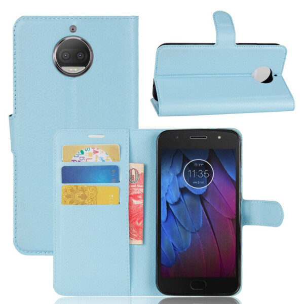 

Чехол-книжка Litchie Wallet для Motorola Moto G5s Plus XT1805 Голубой