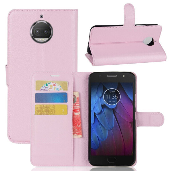 

Чехол-книжка Litchie Wallet для Motorola Moto G5s Plus XT1805 Светло-розовый
