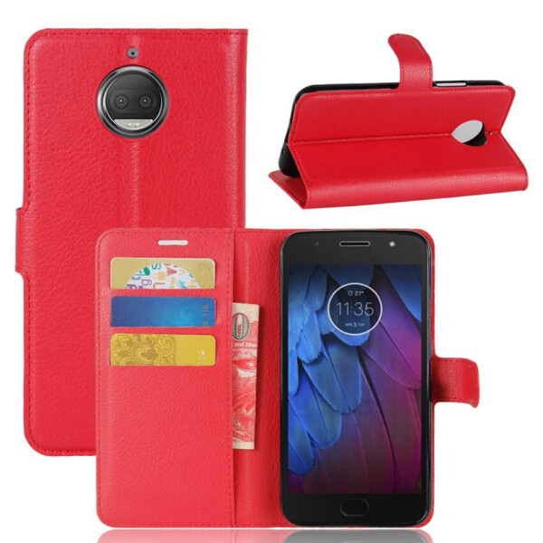 

Чехол-книжка Litchie Wallet для Motorola Moto G5s Plus XT1805 Красный