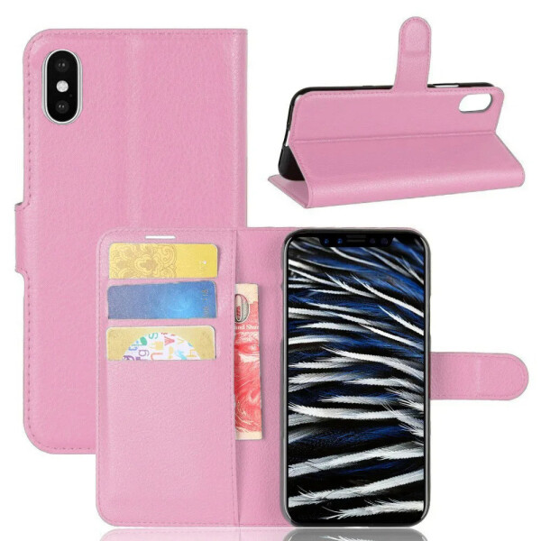 

Чехол-книжка Litchie Wallet для Apple iPhone X / iPhone XS Pink