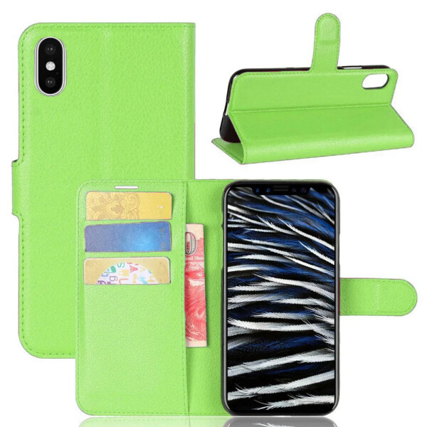 

Чехол-книжка Litchie Wallet для Apple iPhone X / iPhone XS Green