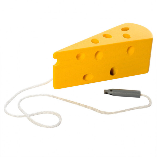 

Деревянная игрушка Шнуровка MD 0494 (Сыр)