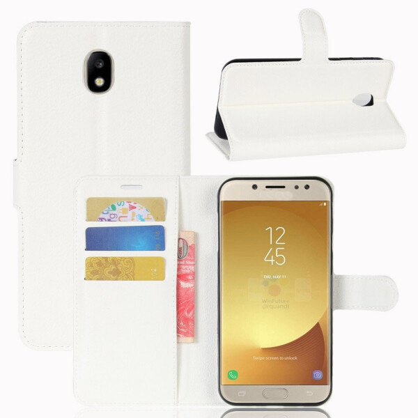 

Чехол-книжка Litchie Wallet для Samsung J730 Galaxy J7 2017 Белый