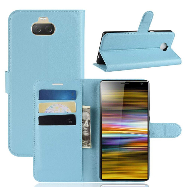 

Чехол-книжка Litchie Wallet для Sony Xperia 10 Plus Голубой
