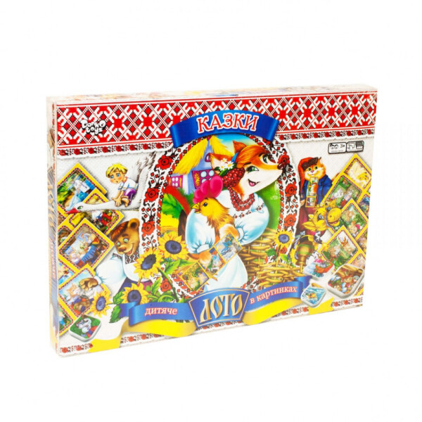 

Настольная игра Лото детское (12) (DTL40C1-2U) 7859 (Сказки - 1)