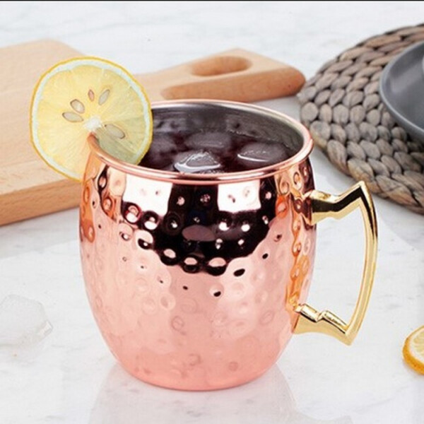 

Металлическая барная кружка "Moscow Mule" 550 мл
