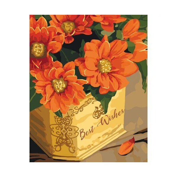 

Картина по номерам ",Best wishes", КНО3031