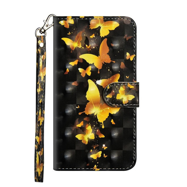 

Чехол-книжка Color Book для Oppo A9 2020 / A5 2020 / A11X Золотые бабочки