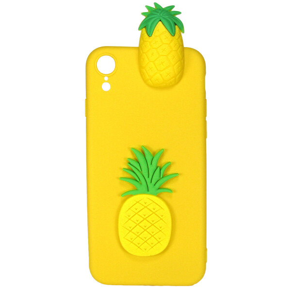 

Чехол Cartoon 3D Case для Apple iPhone XR Ананасы