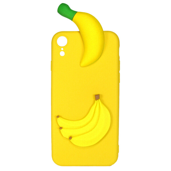 

Чехол Cartoon 3D Case для Apple iPhone XR Бананы