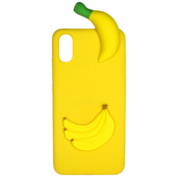 

Чехол Cartoon 3D Case для Apple iPhone X / XS Бананы