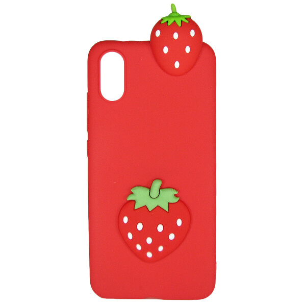 

Чехол Cartoon 3D Case для Apple iPhone X / XS Клубничка