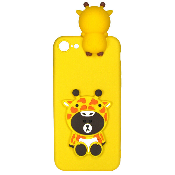 

Чехол Cartoon 3D Case для Apple iPhone 7 / 8 / SE 2020 Жираф