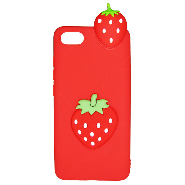 

Чехол Cartoon 3D Case для Apple iPhone 5 / 5S / SE Клубничка