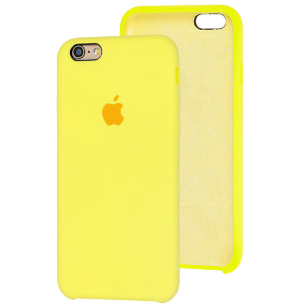 

Чехол Silicone Case для Apple iPhone 6 / 6S Flash Lime