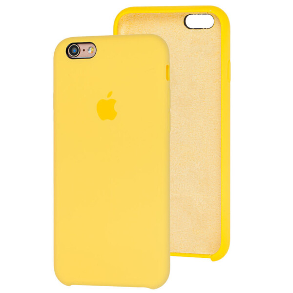 

Чехол Silicone Case для Apple iPhone 6 / 6S Cannary Yellow