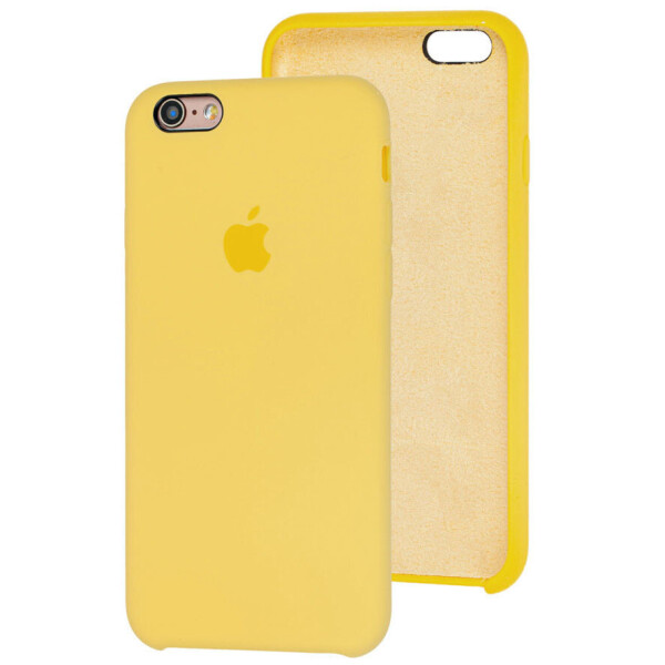 

Чехол Silicone Case для Apple iPhone 6 / 6S Yellow