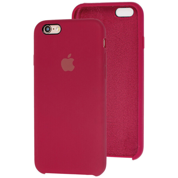 

Чехол Silicone Case для Apple iPhone 6 / 6S Rose Red
