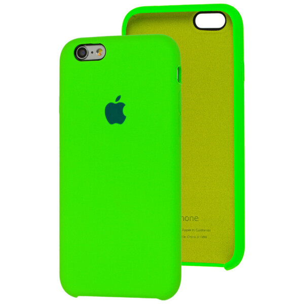 

Чехол Silicone Case для Apple iPhone 6 / 6S Shiny Green