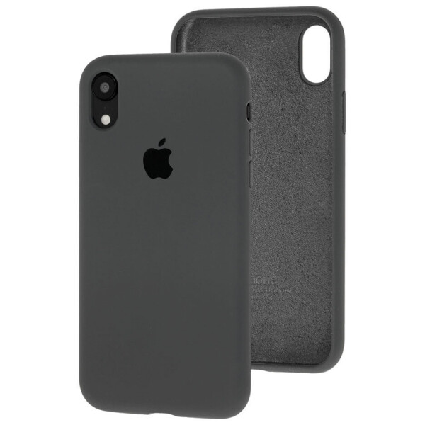 

Чехол Silicone Case для Apple iPhone XR Dark Grey