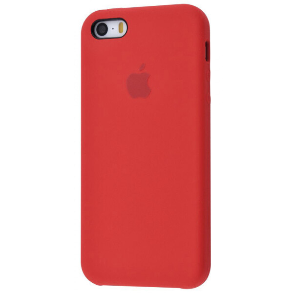 

Чехол Silicone Case для Apple iPhone 5 / 5S / SE Red