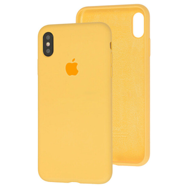 

Чехол Silicone Case для Apple iPhone X / Xs Yellow