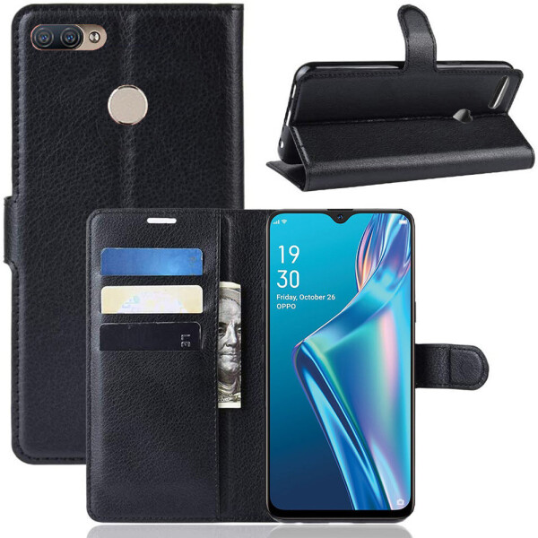 

Чехол-книжка Litchie Wallet для Oppo A12 Black