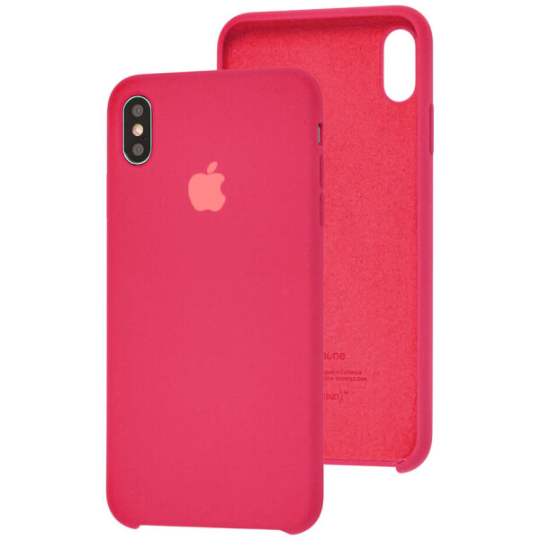 

Чехол Silicone Case для Apple iPhone X / Xs Rose Red