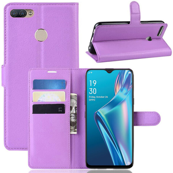 

Чехол-книжка Litchie Wallet для Oppo A12 Violet