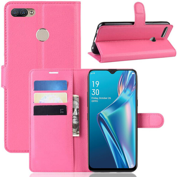 

Чехол-книжка Litchie Wallet для Oppo A12 Rose
