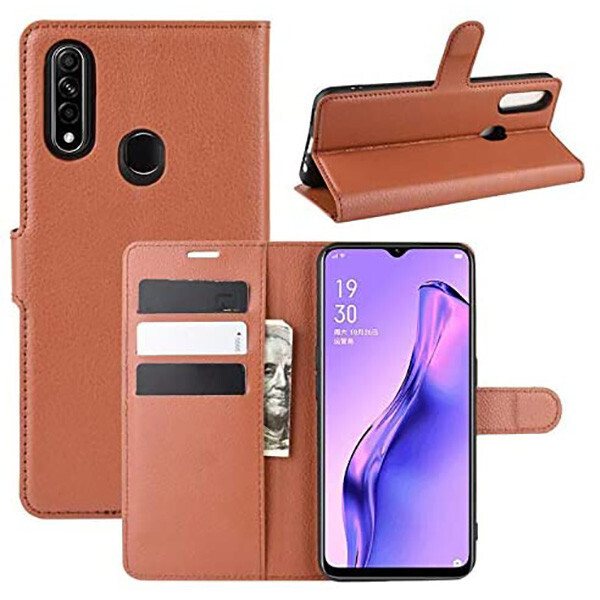 

Чехол-книжка Litchie Wallet для Oppo A31 / A8 Brown