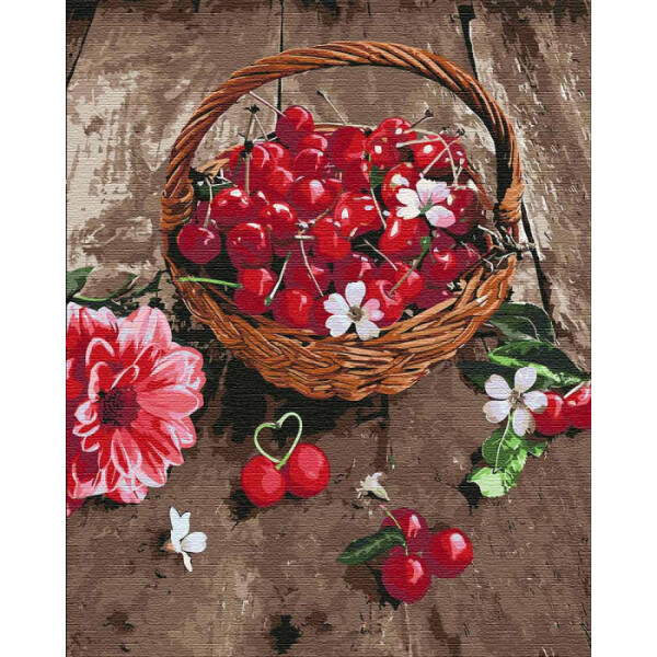 

Картина по номерам. Вишневая радость 40x50см KHO5597