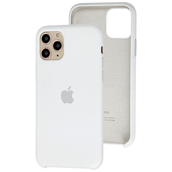 Акція на Чехол Silicone Case для Apple iPhone 11 Pro Max White від Allo UA