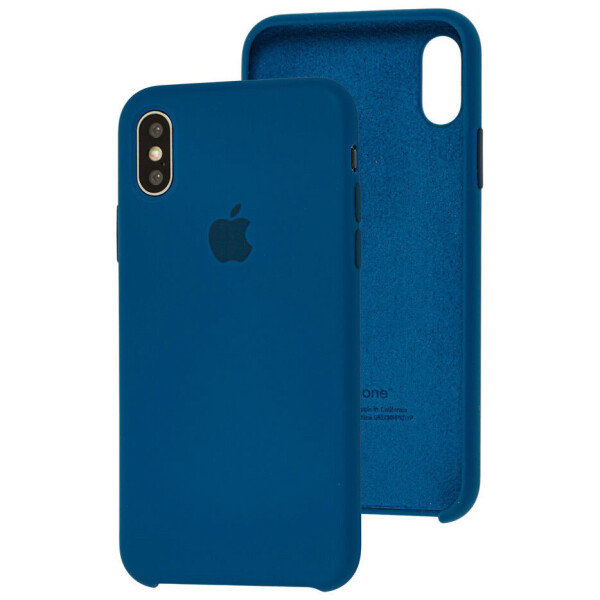 

Чехол Silicone Case для Apple iPhone X / Xs Blue Cobalt