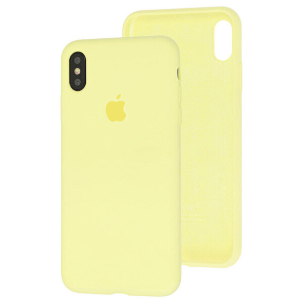 Акція на Чехол Silicone Case для Apple iPhone X / Xs Mellow Yellow від Allo UA