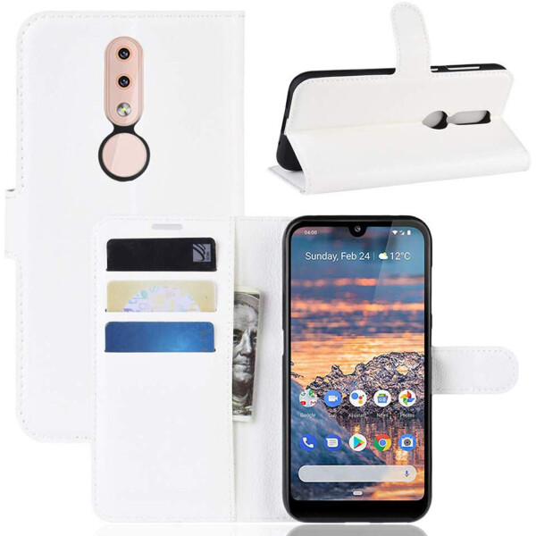 

Чехол-книжка Litchie Wallet для Nokia 4.2 Белый