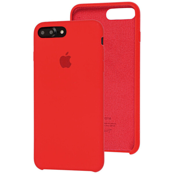 

Чехол Silicone Case для Apple iPhone 7 Plus / 8 Plus Red