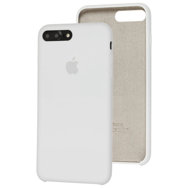 

Чехол Silicone Case для Apple iPhone 7 Plus / 8 Plus White